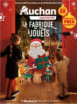 Catalogue Auchan noël fêtes de fin d'année 2021 du 03.11.2021