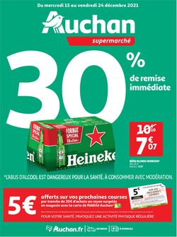 Catalogue Auchan noël fêtes de fin d'année 2021 du 15.12.2021