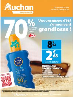 Catalogue Auchan du 22.06.2022