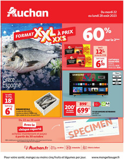 Catalogue Auchan du 22.08.2023