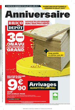Catalogue Brico Dépôt du 06.07.2023