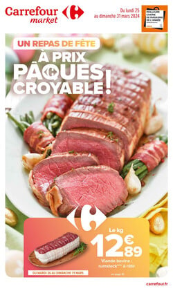 Catalogue Carrefour Market du 25.03.2024
