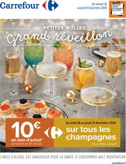 Catalogue Carrefour Grand ReveIillon du 26.12.2020