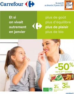 Catalogue Carrefour Manger Sain 2021 du 19.01.2021