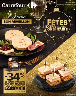 Catalogue Carrefour noël fêtes de fin d'année 2021 du 27.12.2021