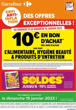 Catalogue Carrefour du 11.01.2023