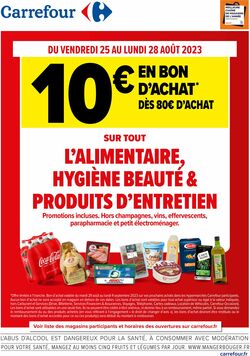Catalogue Carrefour du 25.08.2023