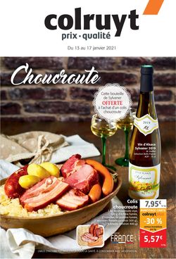 Catalogue Colruyt Choucroute 2021 du 13.01.2021