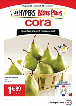 Catalogue Cora du 28.09.2023