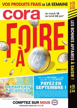 Cora Catalogue du 18.06.2019