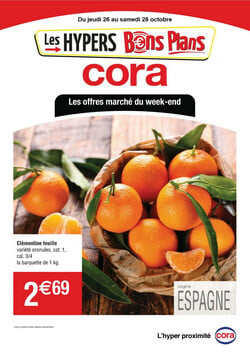 Catalogue Cora du 26.10.2023