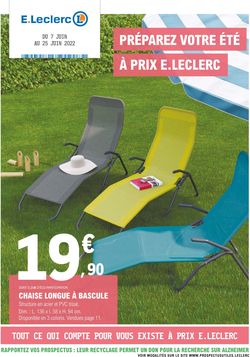Catalogue E.leclerc du 07.06.2022