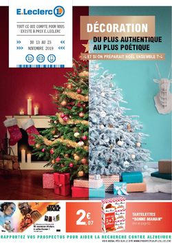 Catalogue E.leclerc catalogue de Noël 2019 du 13.11.2019