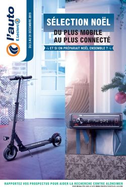 Catalogue E.leclerc catalogue de Noël 2019 du 03.12.2019