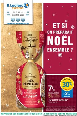 Catalogue E.leclerc catalogue de Noël 2019 du 03.12.2019