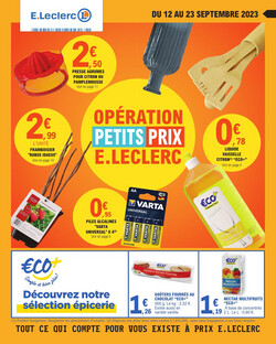 Catalogue E.leclerc - Le Neubourg du 12.09.2023