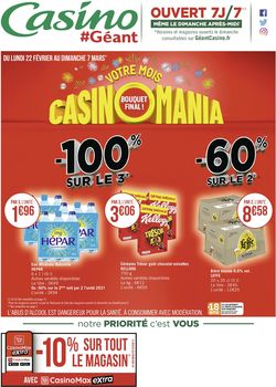 Géant Casino Catalogue du 22.02.2021