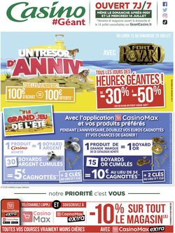 Géant Casino Catalogue du 12.07.2021