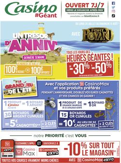 Géant Casino Catalogue du 26.07.2021