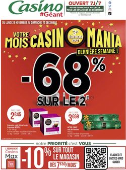 Catalogue Géant Casino du 29.11.2021