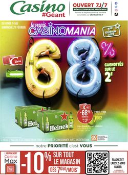Géant Casino Catalogue du 14.02.2022