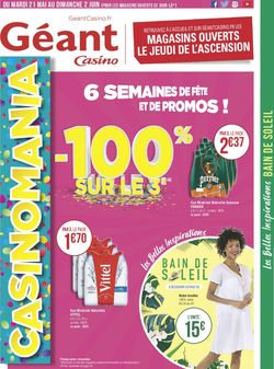 Catalogue Géant Casino du 21.05.2019