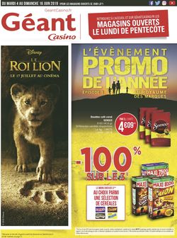 Catalogue Géant Casino du 04.06.2019