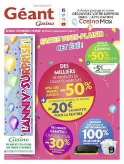 Catalogue Géant Casino du 16.07.2019