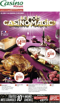Catalogue Géant Casino catalogue de Noël 2019 du 16.12.2019