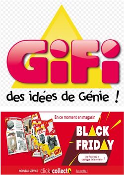 Catalogue GiFi Black Friday 2020 du 23.11.2020
