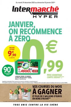 Catalogue Intermarché JANVIER, on Recommence À ZÉRO du 29.12.2020