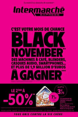 Catalogue Intermarché  BLACK WEEK 2021 du 23.11.2021