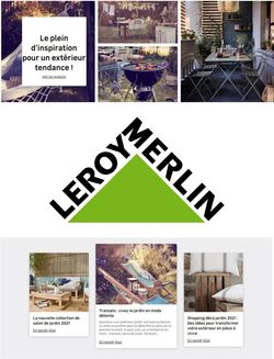 Catalogue Leroy Merlin du 01.06.2021