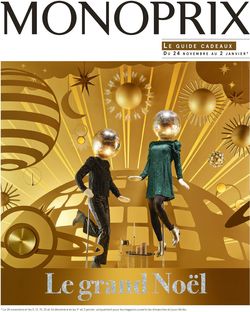 Catalogue Monoprix du 24.11.2021