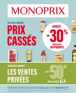 Catalogue Monoprix du 04.01.2024