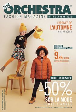 Catalogue Orchestra du 30.09.2020