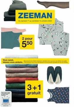 Catalogue Zeeman du 01.10.2022