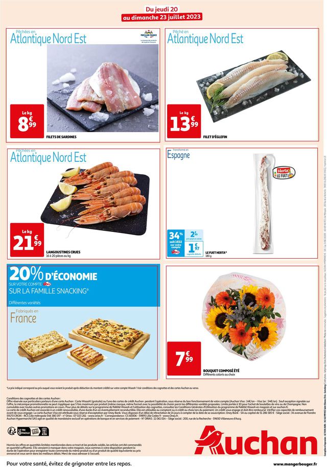 Auchan Catalogue du 20.07.2023