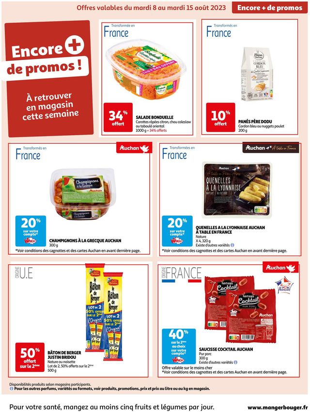 Auchan Catalogue du 08.08.2023