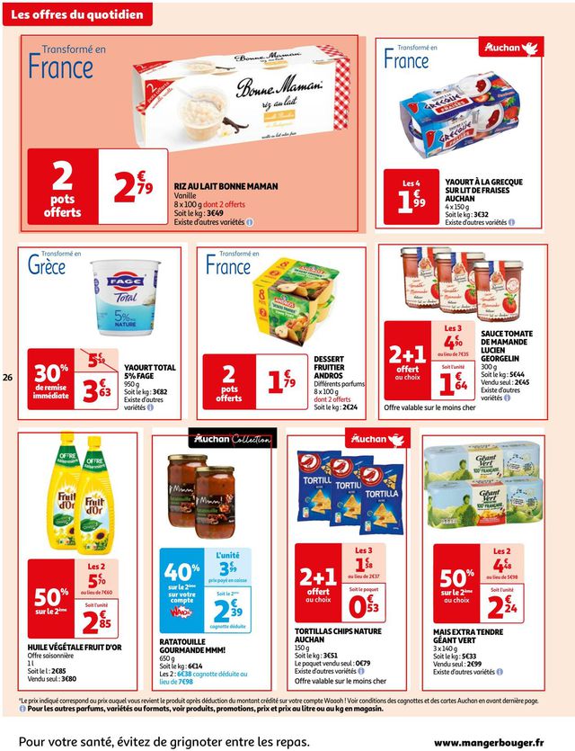 Auchan Catalogue du 16.08.2023