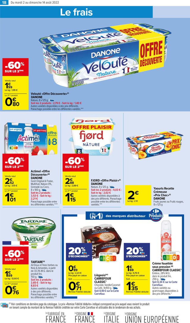 Carrefour Market Catalogue du 02.08.2022
