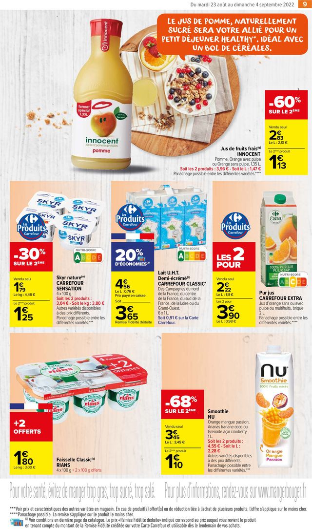 Carrefour Market Catalogue du 23.08.2022