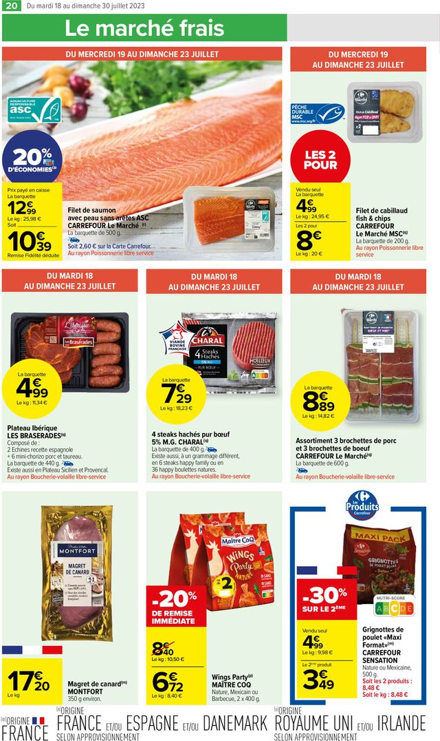 Carrefour Market Catalogue du 18.07.2023
