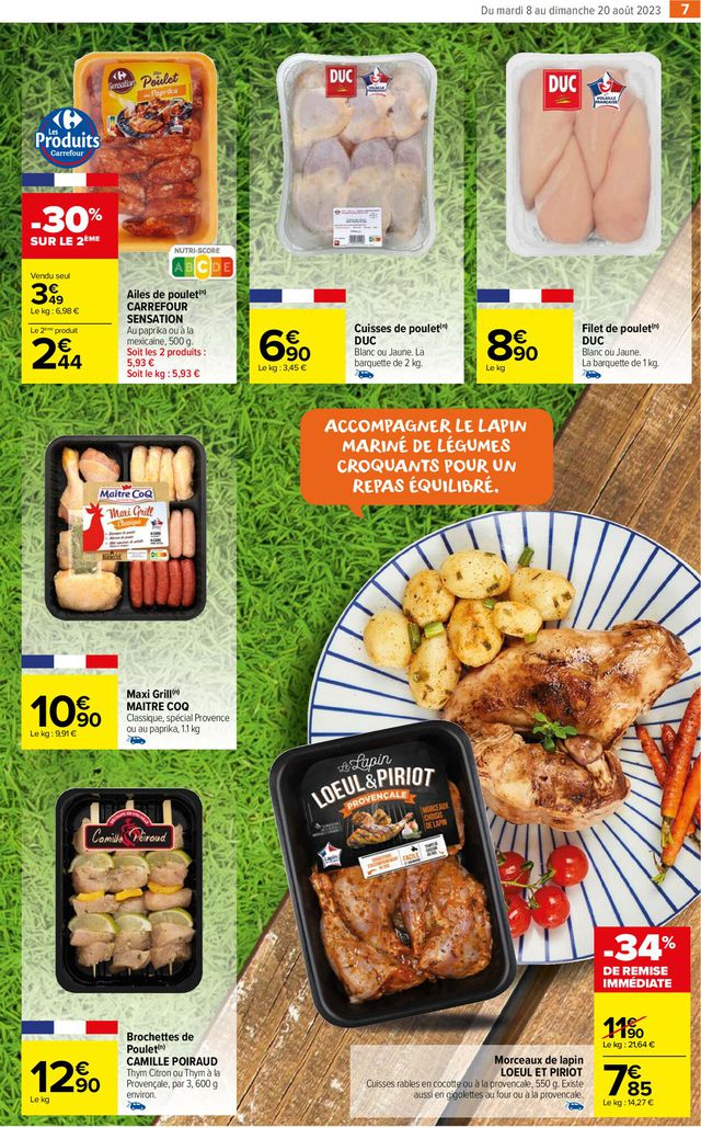 Carrefour Market Catalogue du 08.08.2023