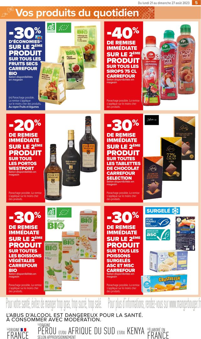 Carrefour Market Catalogue du 21.08.2023