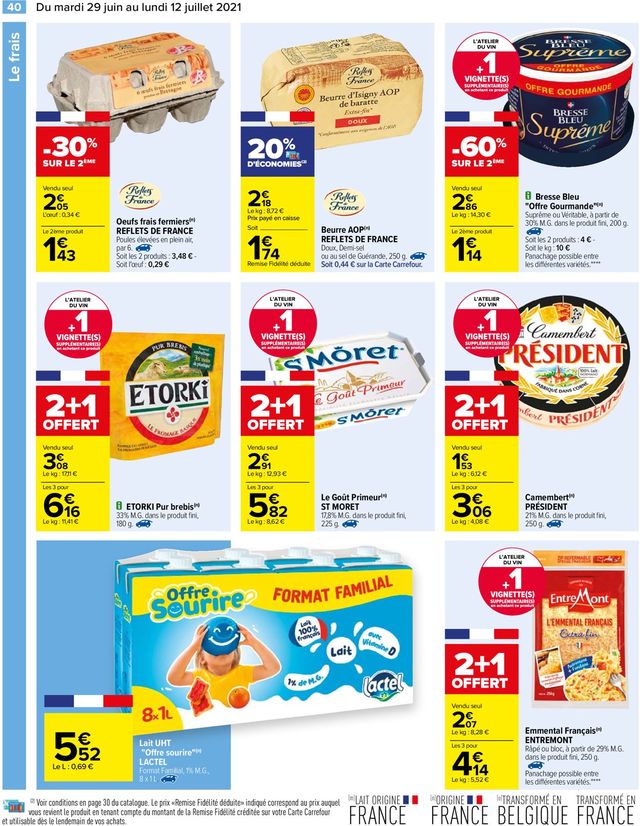 Carrefour Catalogue du 29.06.2021
