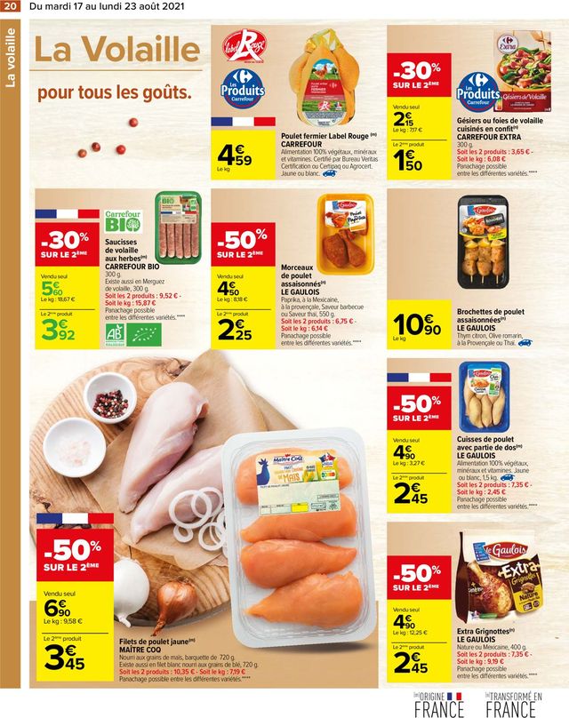 Carrefour Catalogue du 17.08.2021