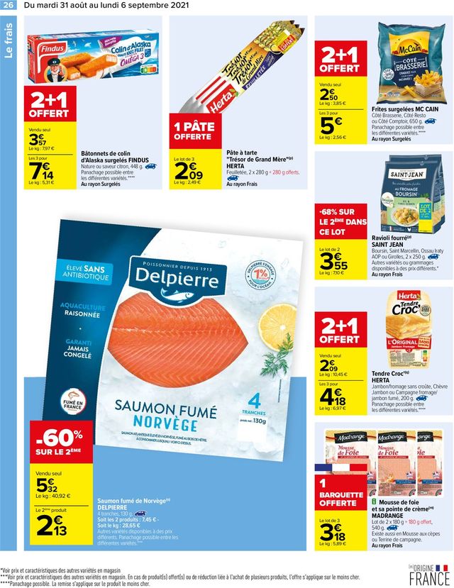 Carrefour Catalogue du 31.08.2021