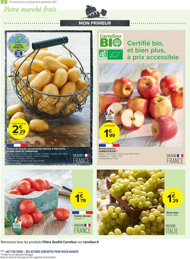 Carrefour Catalogue du 01.09.2021