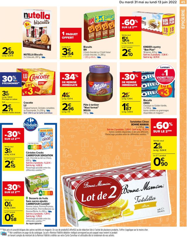 Carrefour Catalogue du 31.05.2022